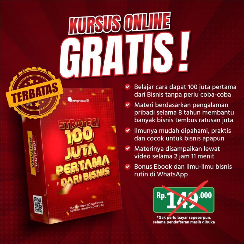 Kursus Online 100 Juta Pertama